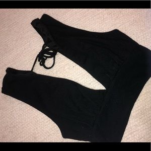 Silence and Noise Black crop top